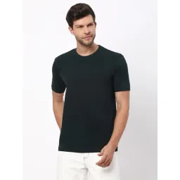 R&B Dark Green Regular Fit T-Shirt image 1