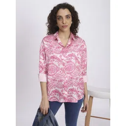 R&B Floral Print three-quarter Top-picture-33