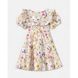 r&b Girl Floral Print A-Line Dress-picture-11