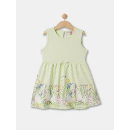 R&B Girls Floral Printed A-Line Dress-picture-31