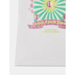 R&B Girls Graphic Printed Cotton T-shirt image 3