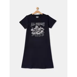R&B Girls Graphic Printed Pure Cotton T-shirt Nightdress-picture-29