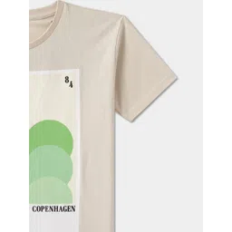 R&B Girls Graphic Printed Round Neck Cotton T-shirt image 3