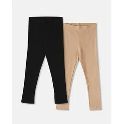 r&b Girls Pack of 2 Ribbed Leggings-picture-41