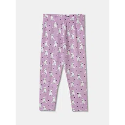 R&B Girls Printed Cotton Leggings-picture-38