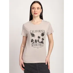 R&B Graphic Printed Round Neck Cotton T-shirt-picture-42