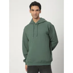 R&B Green Cotton Loose Fit Hoodie-picture-26