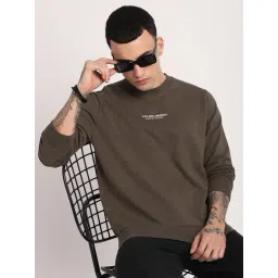 R&B Green Regular Fit Graphic Sweatshirt-picture-18