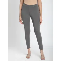 R&B Grey Cotton Leggings-picture-27