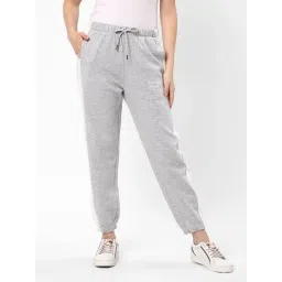 R&B Grey Cotton Mid Rise Joggers-picture-16