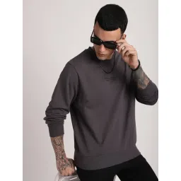 R&B Grey Regular Fit Graphic Sweatshirt-picture-44