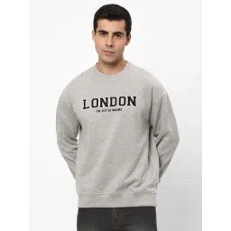 R&B Grey Regular Fit Printed Sweatshirt-picture-28