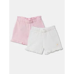 R&B Infnats Girls Mid Rise Cotton Shorts-picture-37