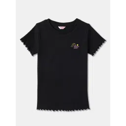 R&B Kids Black Short Sleeves Regular Fit Top-picture-42