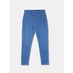 R&B Kids Blue Skinny Fit Jeggings-picture-31