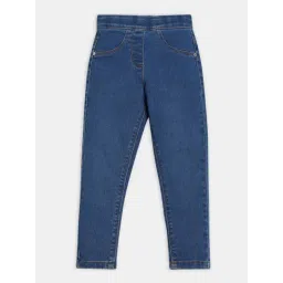 R&B Kids Blue Skinny Fit Jeggings-picture-41