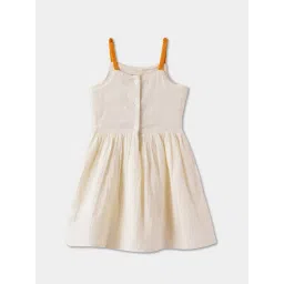 R&B Kids Ivory Embroidery Regular Fit Dress image 2