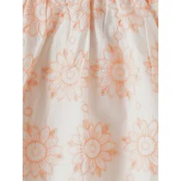 R&B Kids Ivory Embroidery Regular Fit Dress image 5