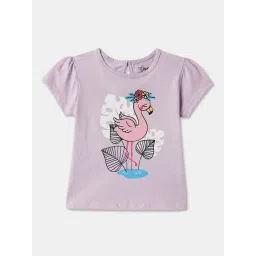 R&B Kids Lavender Graphic Print Regular Fit T-Shirt-picture-19