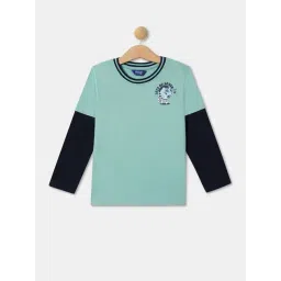 R&B Kids Light Green Regular Fit T-Shirt-picture-33