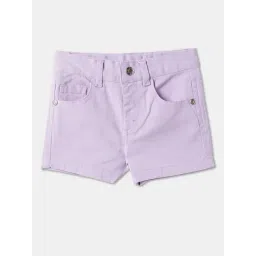 R&B Kids Light Purple Regular Fit Shorts-picture-33