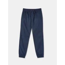 R&B Kids Navy Relaxed Fit Trousers-picture-47