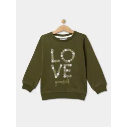 R&B Kids Olive Graphic Print Regular Fit Sweatshirt-picture-43