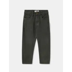 R&B Kids Olive Relaxed Fit Jeans-picture-39