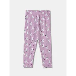 R&B Kids Pink Printed Fitted Leggings-picture-16