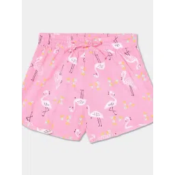 R&B Kids Pink Printed Relaxed Fit Shorts-picture-39