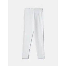 R&B Kids White Regular Fit Leggings-picture-11