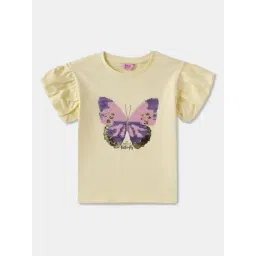 R&B Kids Yellow Embellished Regular Fit Top-picture-43