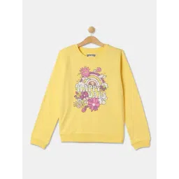 R&B Kids Yellow Graphic Print Regular Fit Sweatshirt-picture-27
