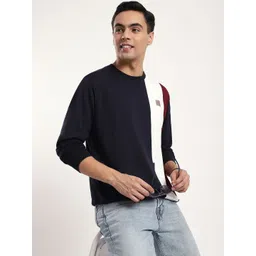 R&B Men Colourblocked Sweatshirt-picture-24