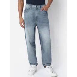 R&B Men Relaxed Fit Clean Look Mid-Rise Cotton Jeans-picture-26
