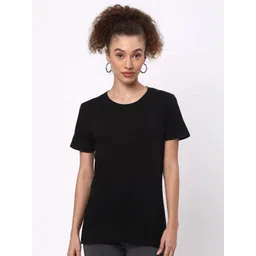 R&B Round Neck Casual Cotton T-shirt-picture-19