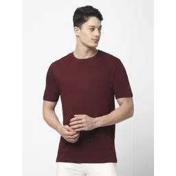 R&B Round Neck Cotton Regular Fit Tshirt-picture-26
