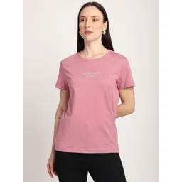 R&B Typography Printed Round Neck Cotton T-shirt-picture-45