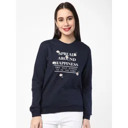 R&B Women Blue Printed Sweatshirt-picture-46