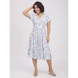 R&B Women Floral Print Midi Dress-picture-18
