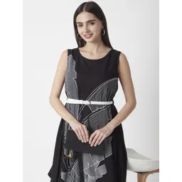 R&B Women PrintedA-Line Dress-picture-11