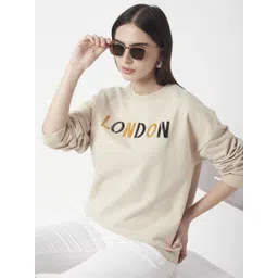 R&B Women Typography Printed Long Sleeves Sweatshirt-picture-33