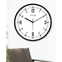 random Movement Print Dial Wall Clock image 3