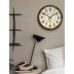 RANDOM Beige & Black Twenty Four 30 cm Analogue Wall Clock-picture-20