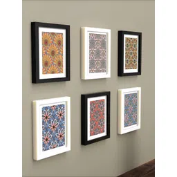 RANDOM Beige & Blue 5 to 7 Pieces MDF Wall Photo Frames-picture-12