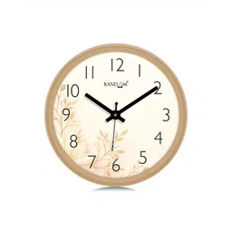 RANDOM Beige & White Printed Traditional Wall Clock-picture-24