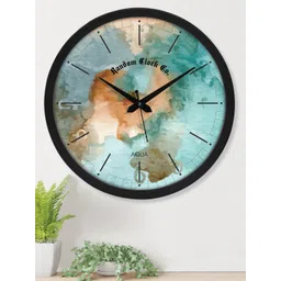 RANDOM Black & Blue Printed Contemporary Wall Clock-picture-22