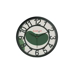 RANDOM Black & Green Printed Contemporary Wall Clock-picture-15