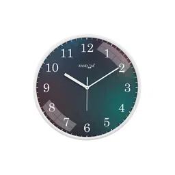 RANDOM Black & Green Printed Dial Wall Clock-picture-31