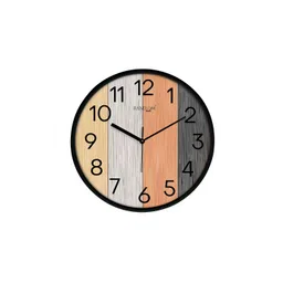 RANDOM Black & Grey Printed Contemporary Round Wall Clock-image-42